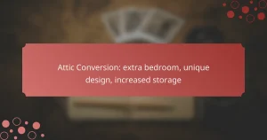 Attic Conversion: extra bedroom, unique design, increased storage
