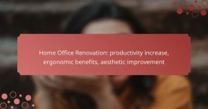 Home Office Renovation: productivity increase, ergonomic benefits, aesthetic improvement